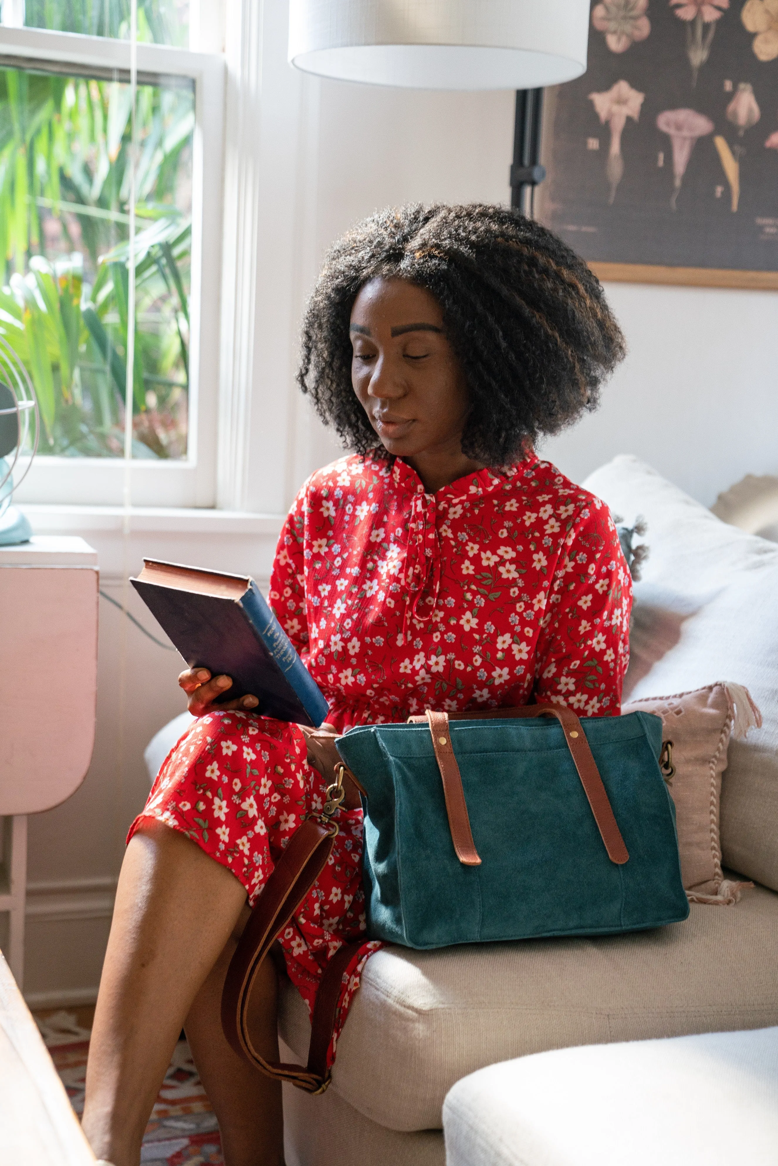 Aurora Suede Tote