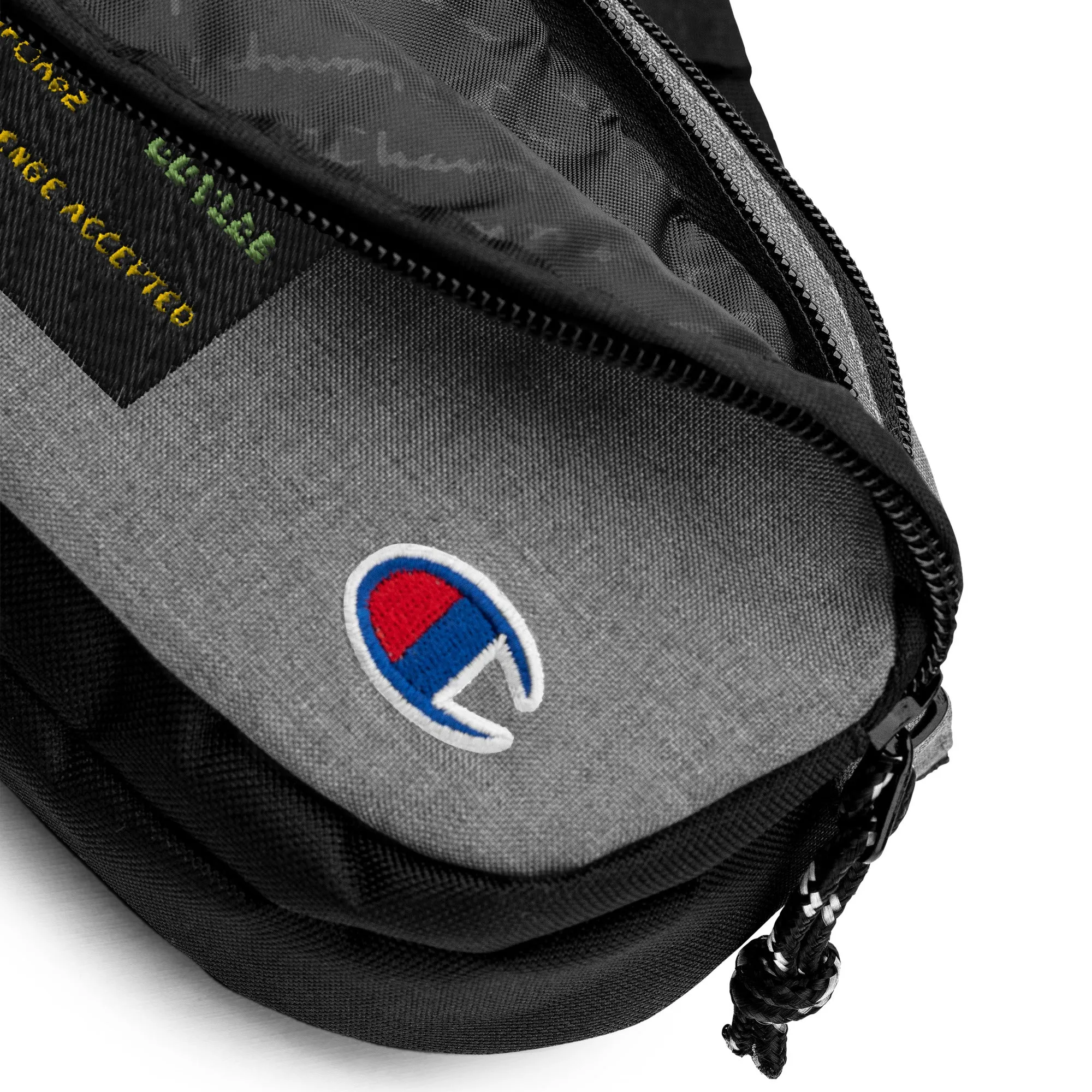 Champion fanny pack (challenge accepted logo)