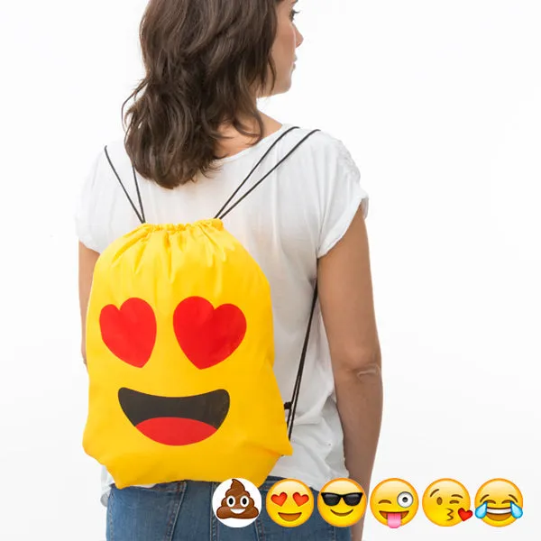 Emojis Drawstring Bag Backpack