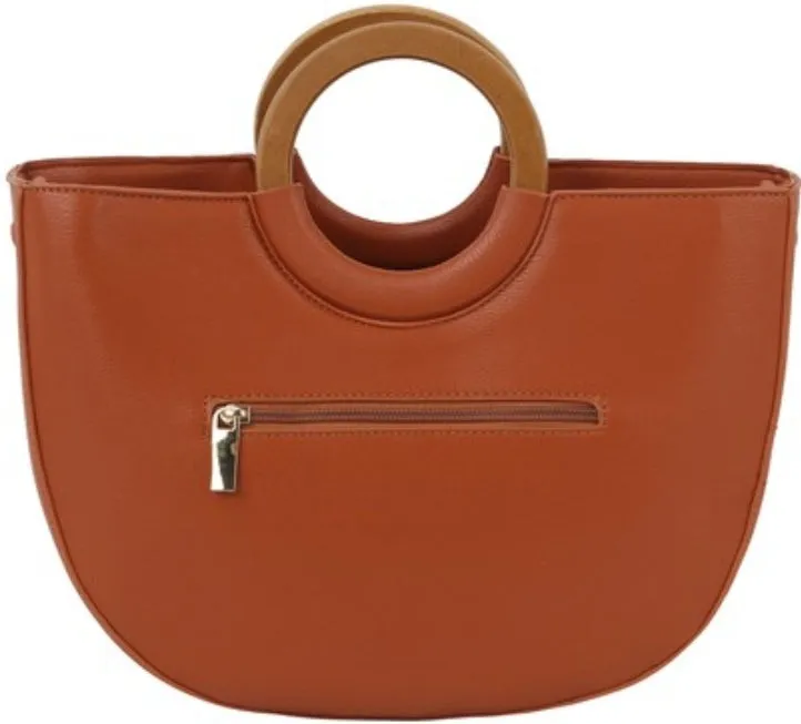 Fan Me Wooden Handle Purse FIVE Colors Available