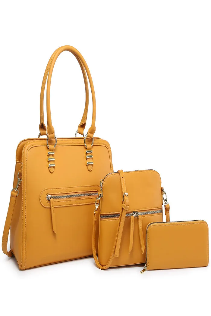 Fashion Top Handle 3-In-1 Satchel