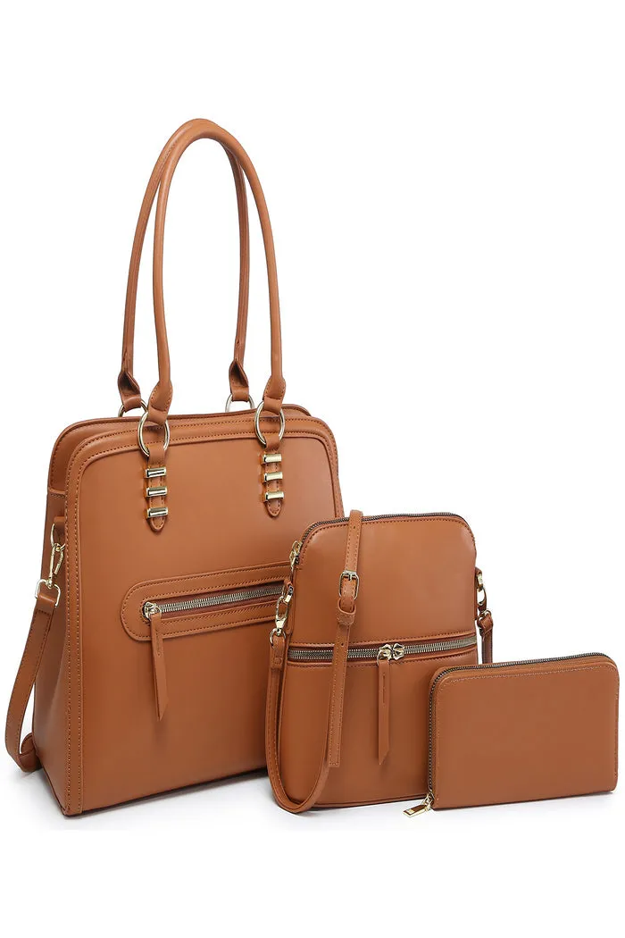 Fashion Top Handle 3-In-1 Satchel