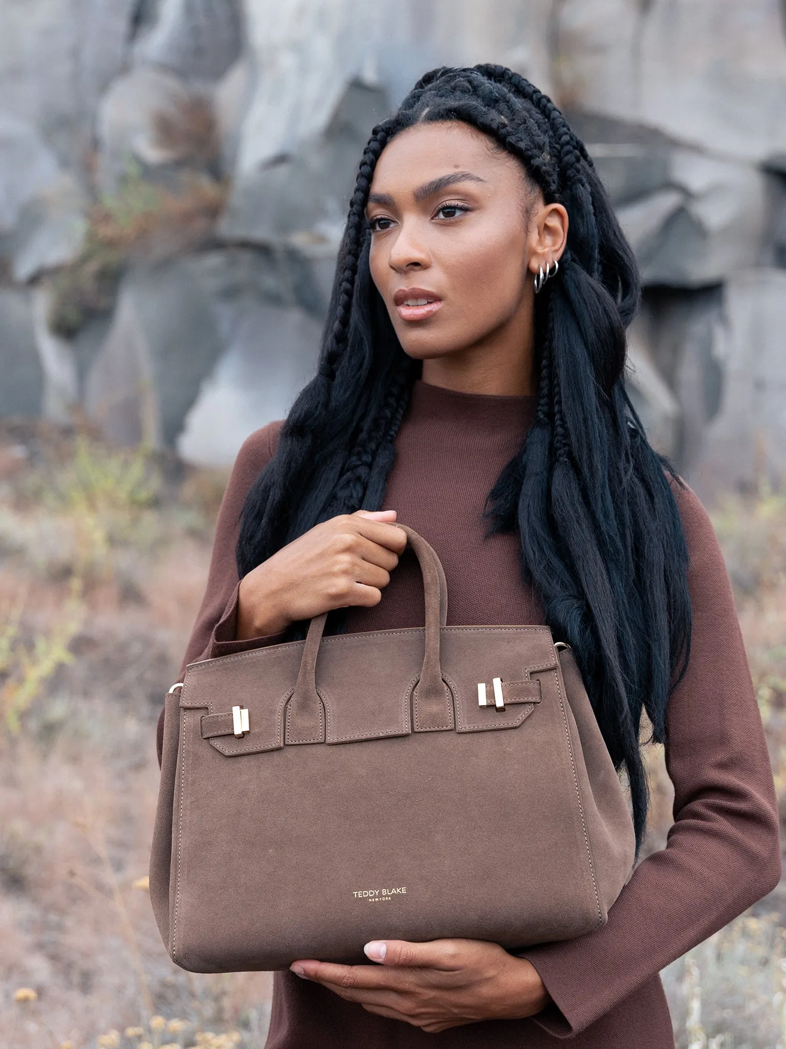 Gigi Suede  13" - Brown