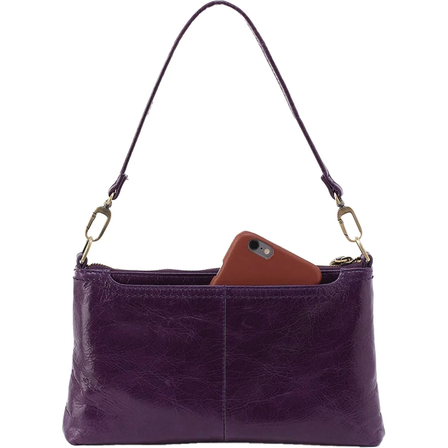 Hobo Darcy Purple Polished Leather