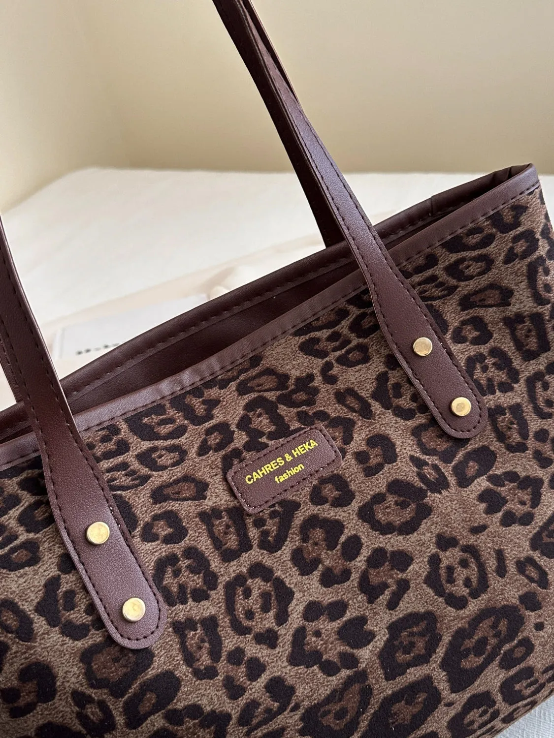 Leopard Print Tote Bag