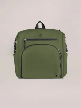 Modern Backpack Diaper Bag - Olive