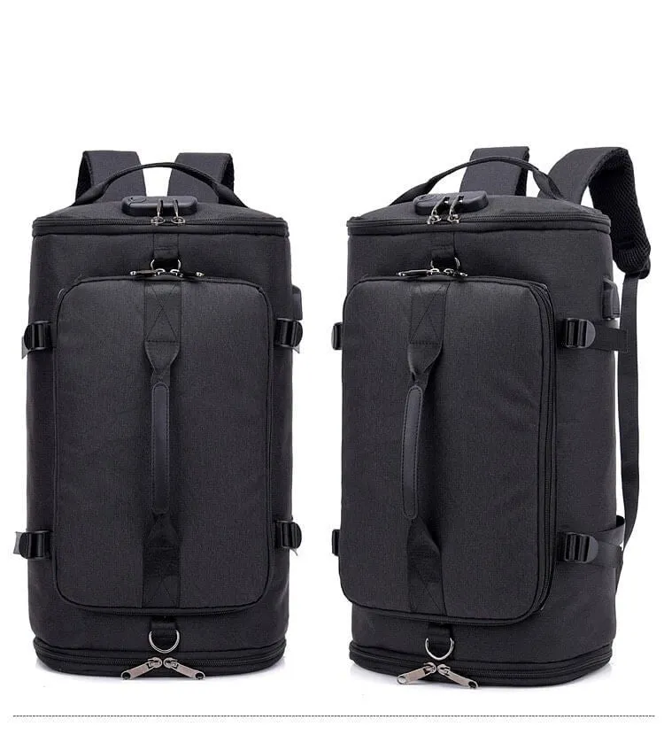 new style fashion large capacity outdoor traveling practical canvas backpack