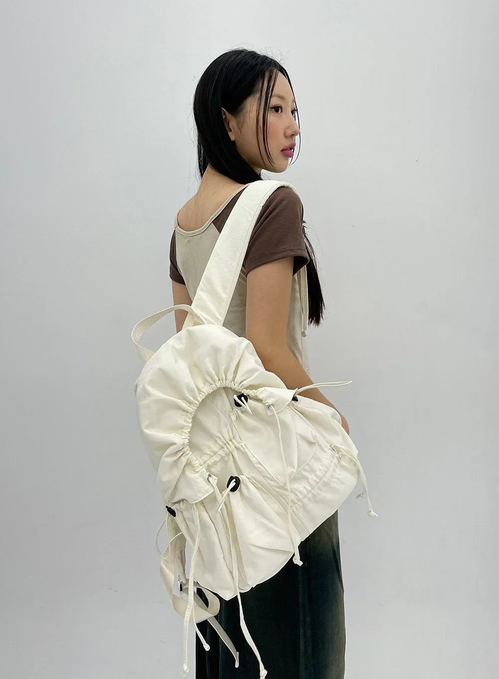 Nylon Drawstring Backpack CL303