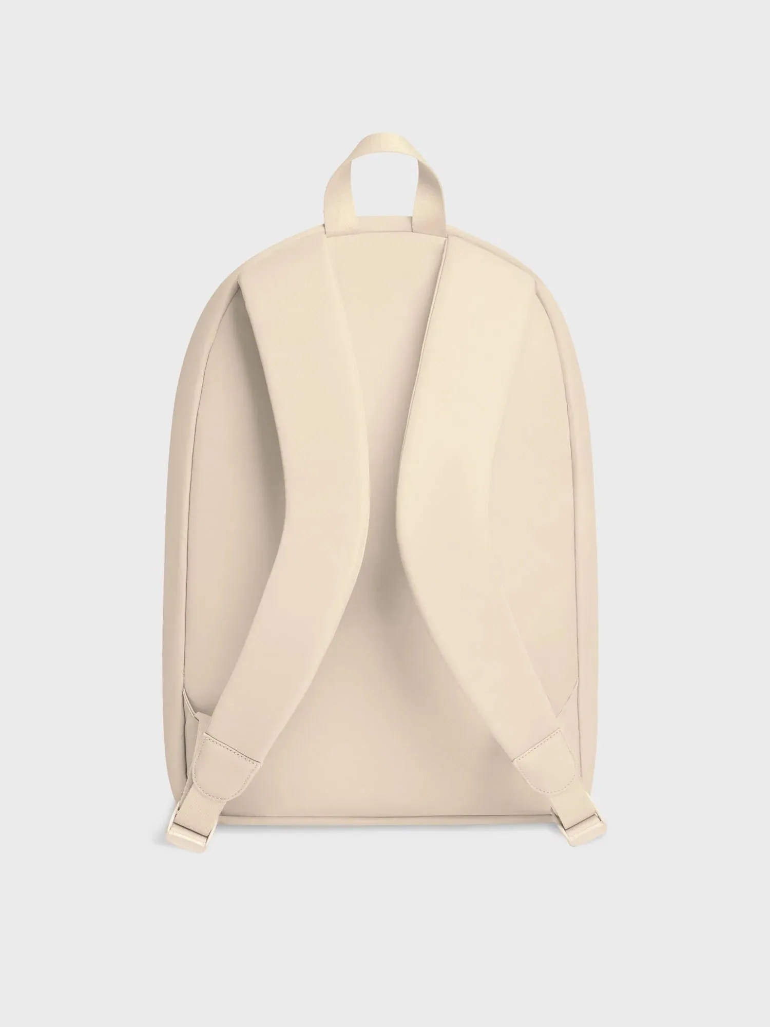 Nylon Padded Backpack—sand