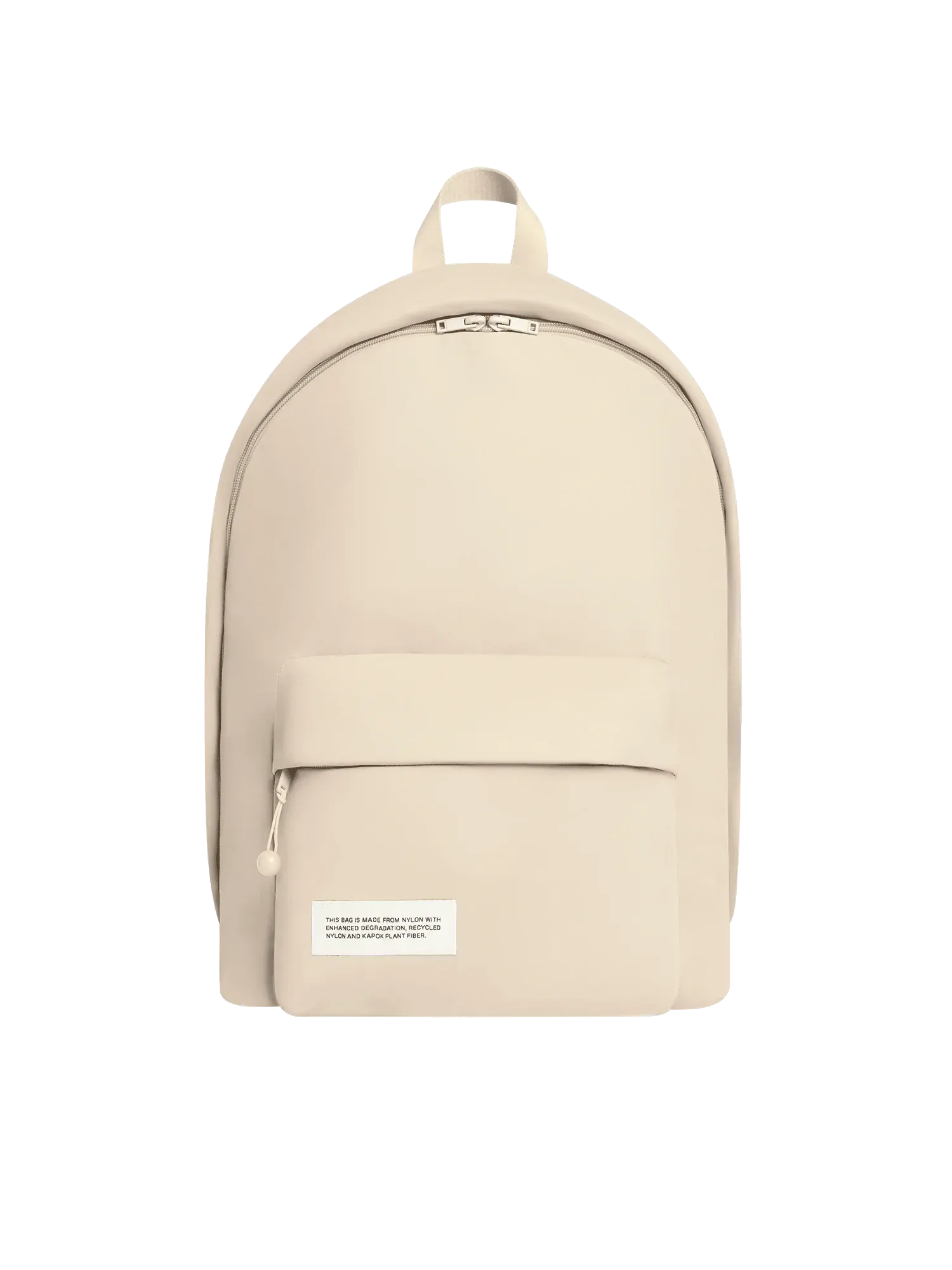 Nylon Padded Backpack—sand