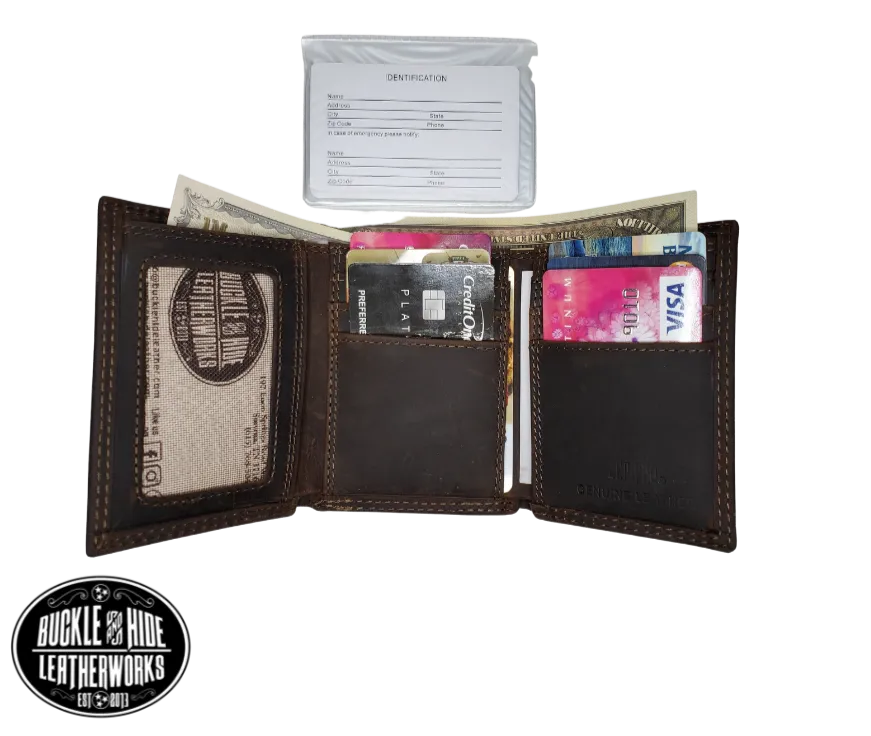 SEC Sports Leather Trifold Wallet   VERY LIMITED STOCK AVAILABLE!