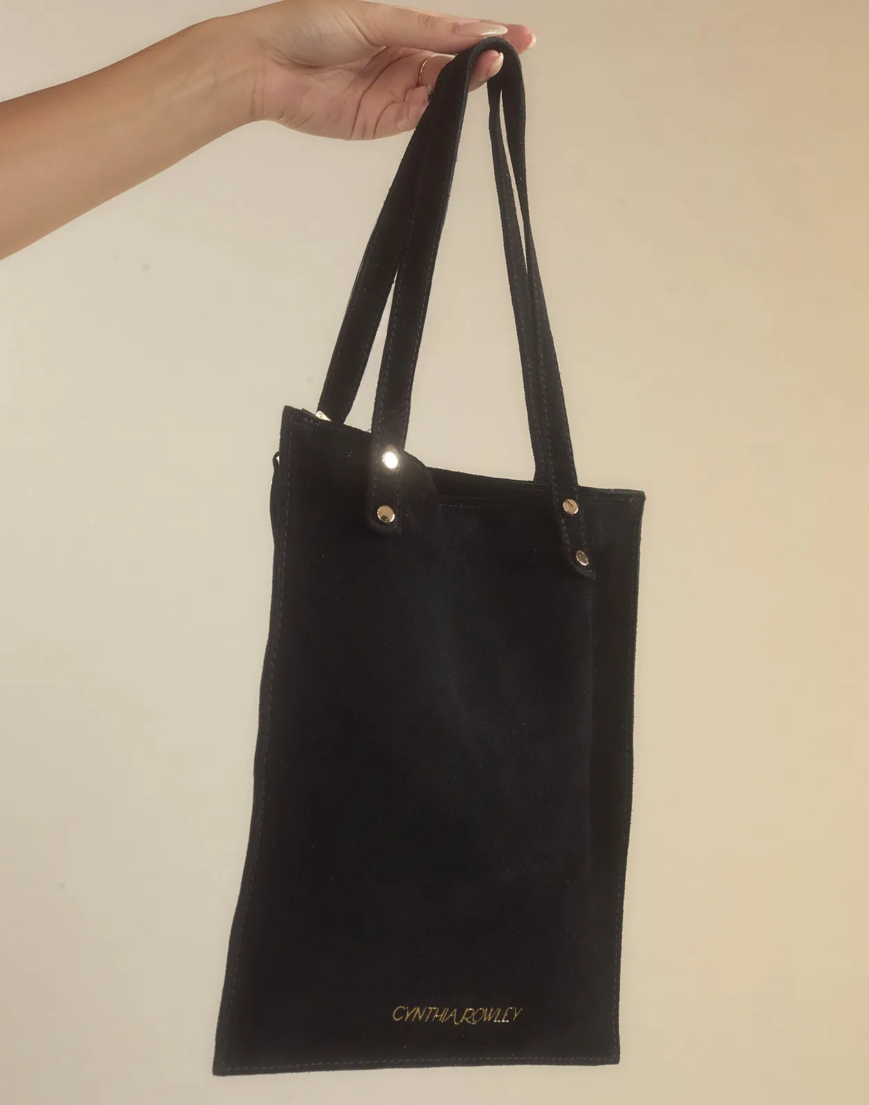 Sleek Suede Tote