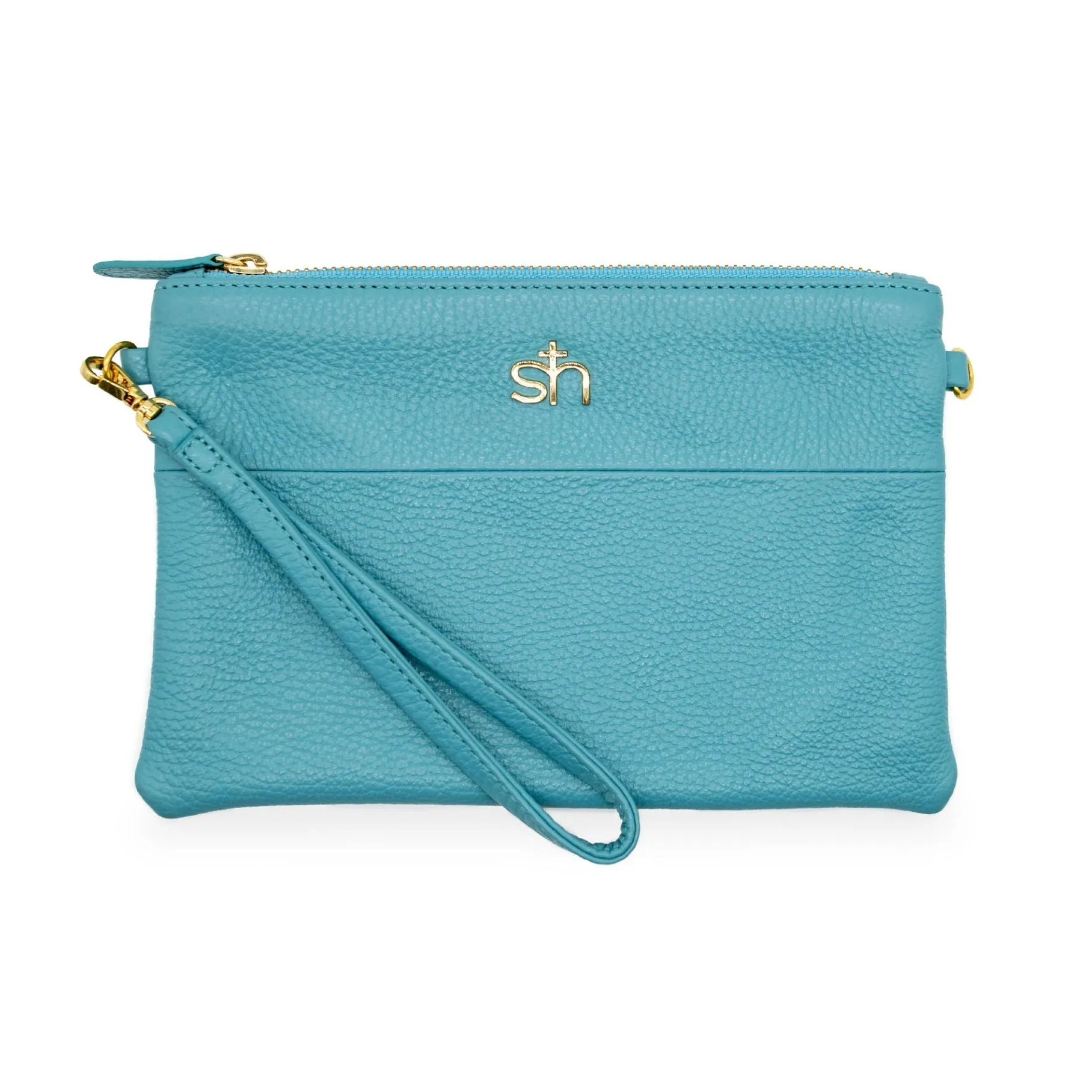 Soho Wristlet Clutch-Blue