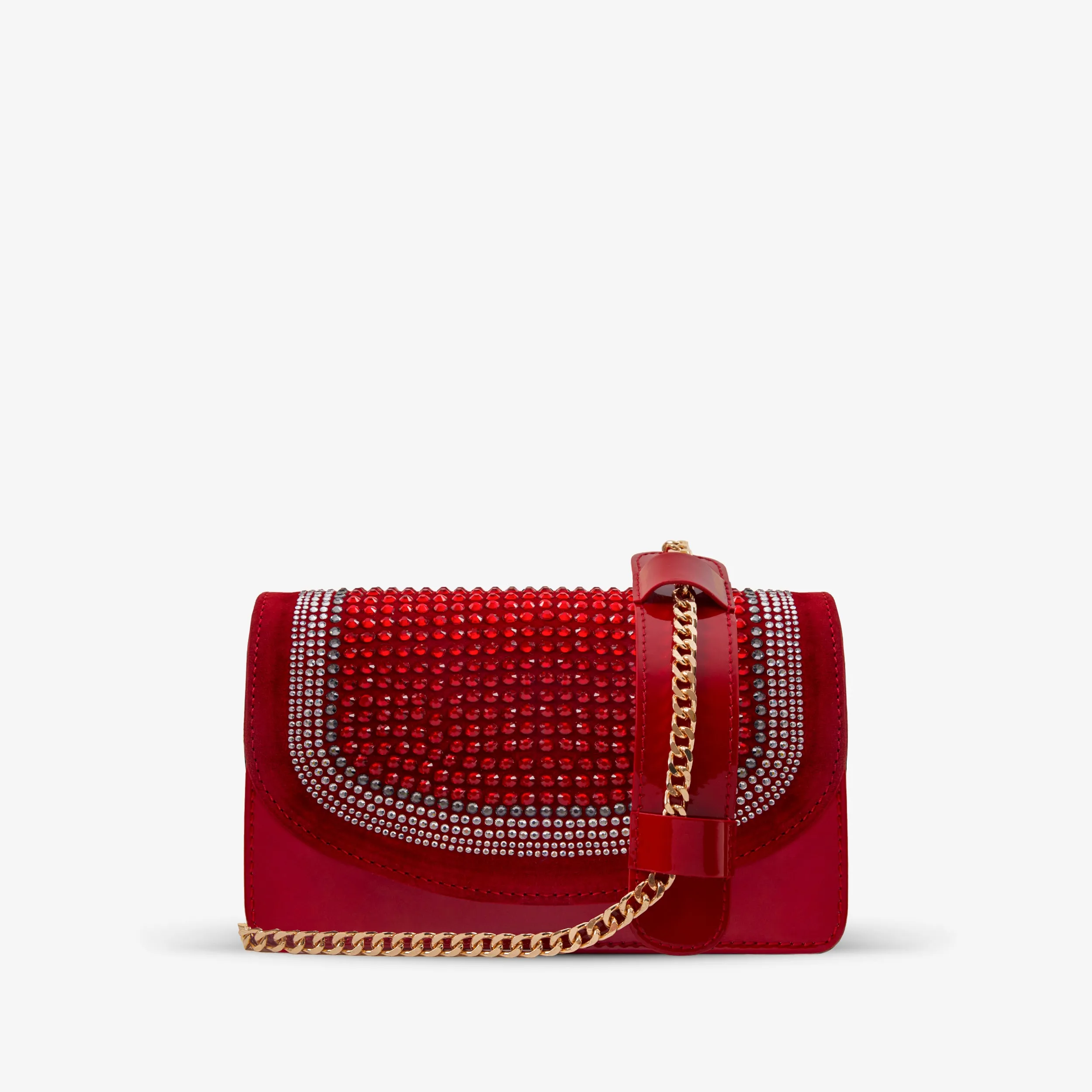 The Barneveld Red Glitter Leather Handbag