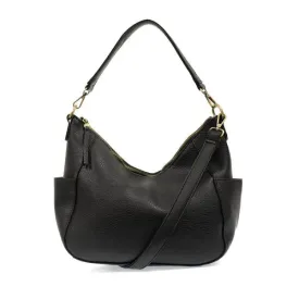 Trish Convertible Hobo Bag  L8116-00  -  Women's  BLACK