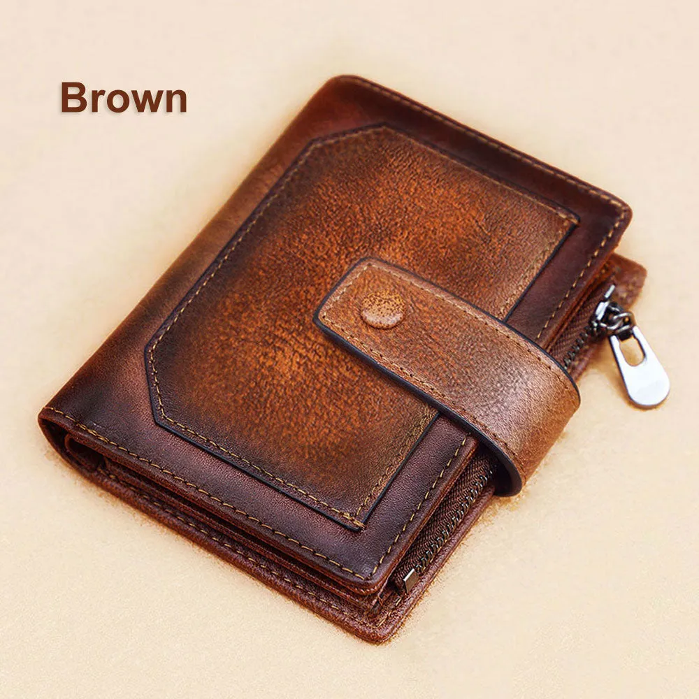 Vintage Genuine Leather Men's Wallet