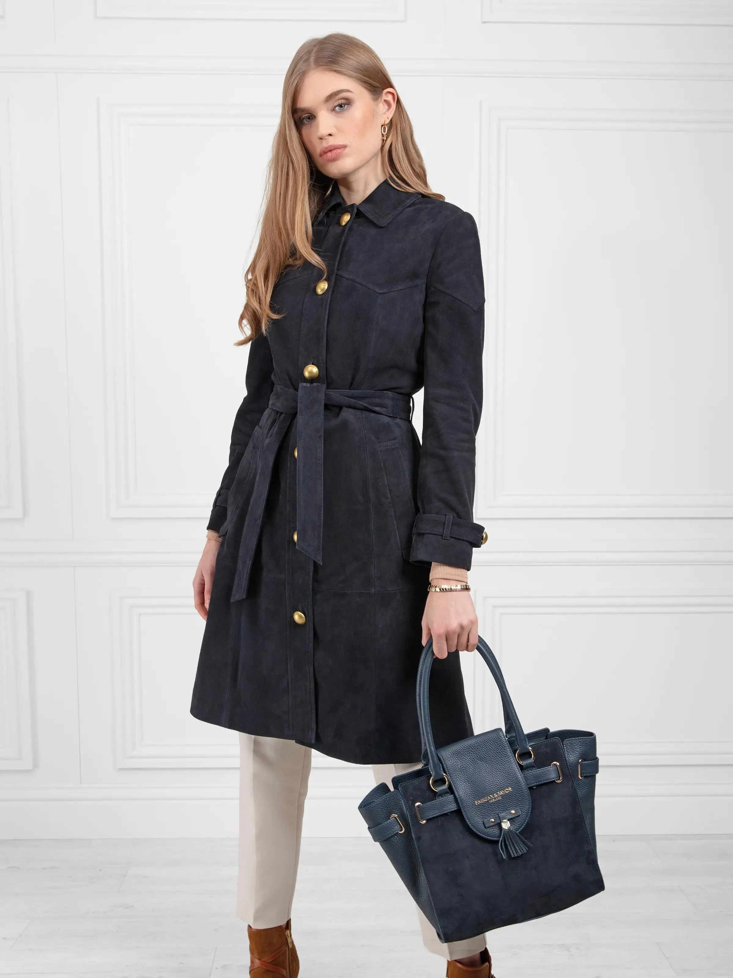 Windsor Tote - Navy Blue