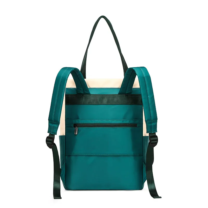 Women's Nylon Waterproof Urban Tote Backpack