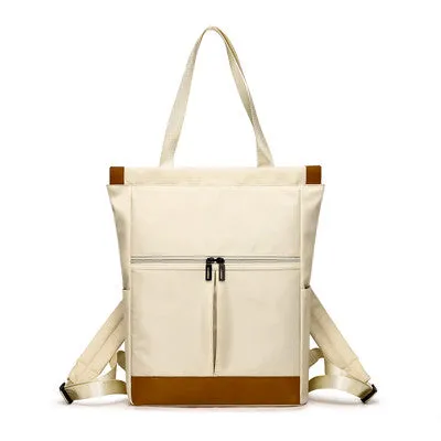 Women's Nylon Waterproof Urban Tote Backpack